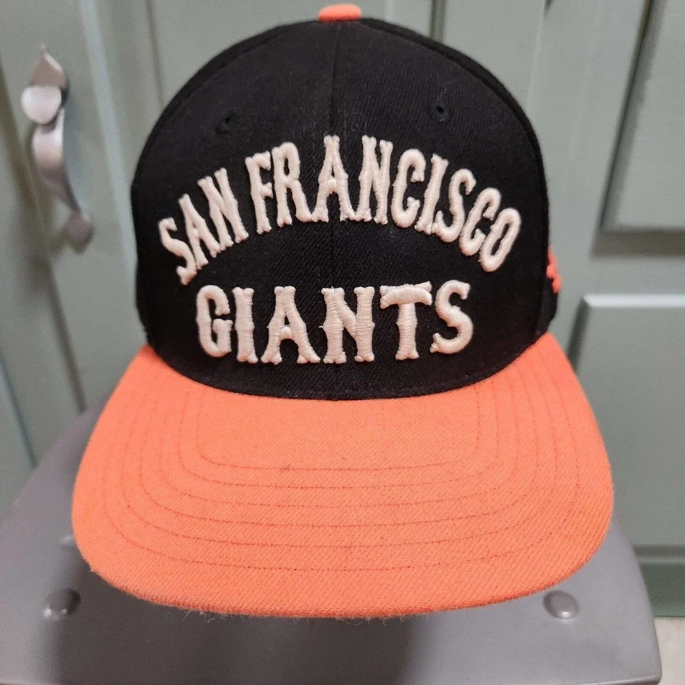 VTG San Francisco Giants American Needle Script MLB Cooperstown Snapback Hat Cap